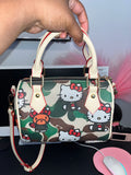 Green Camo Kitty Bag